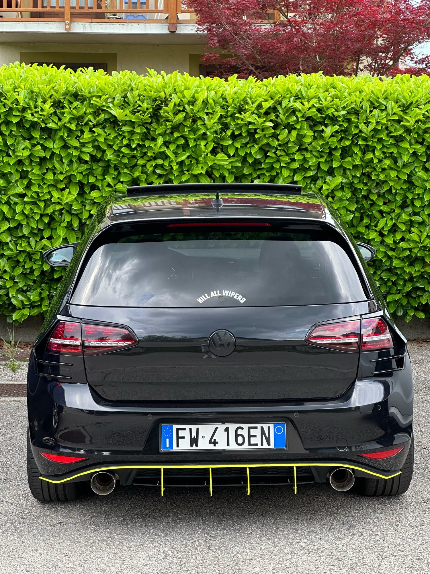 Volkswagen Golf GTI MK7 Diffuser With Spats